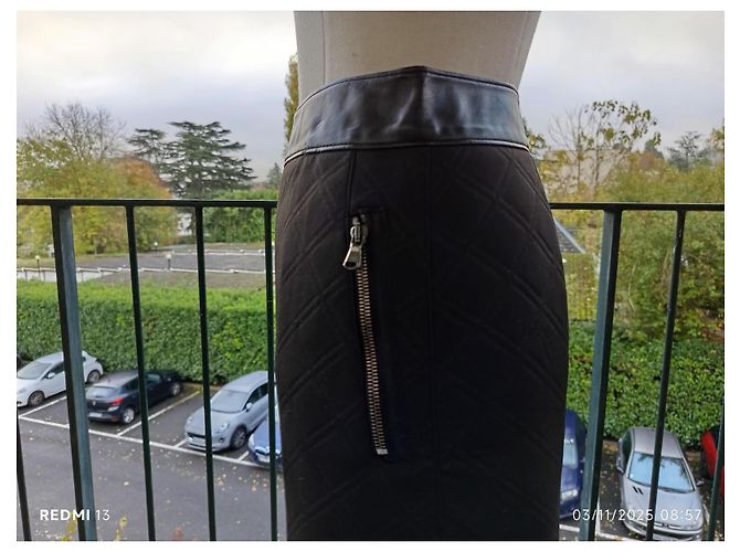 Falda acolchada negra 3.1 Phillip Lim Negro - vista 5