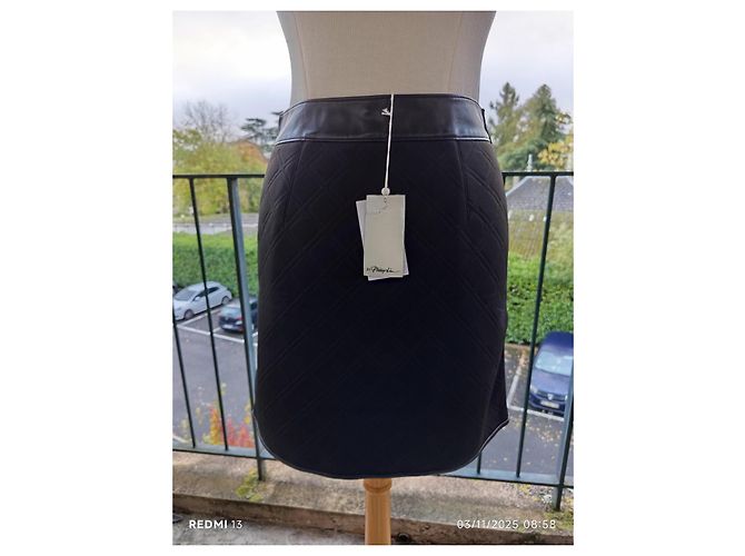 Falda acolchada negra 3.1 Phillip Lim Negro - vista 6
