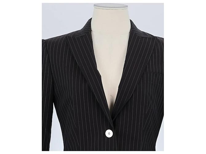 D&G Blazer in cotone marrone - vista 2