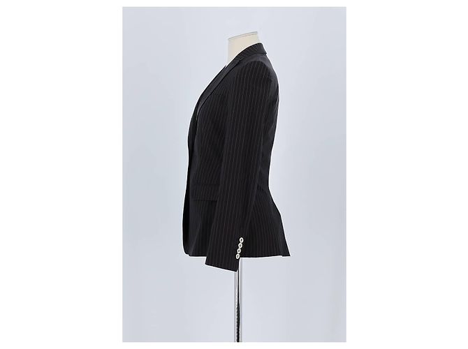 D&G Blazer in cotone marrone - vista 5