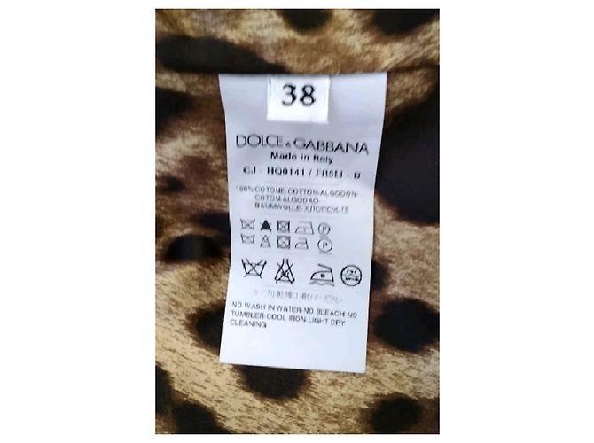 D&G Blazer in cotone marrone - vista 8