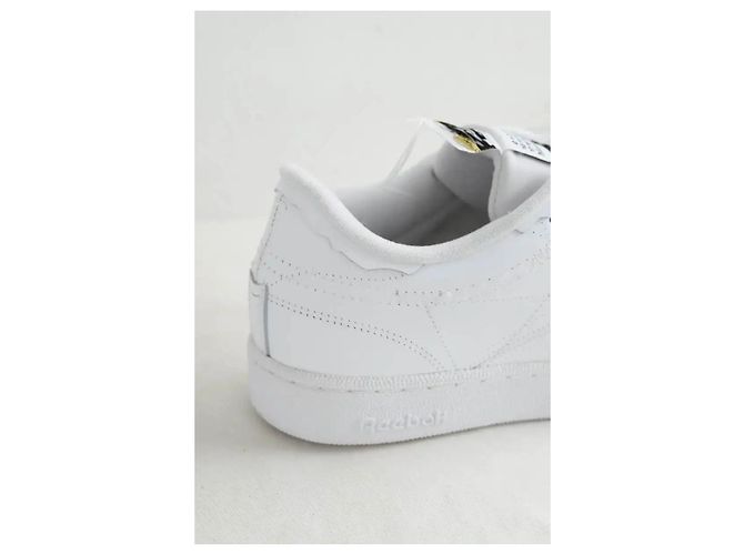 Maison Martin Margiela Weiße Leder-Sneaker - Ansicht 3