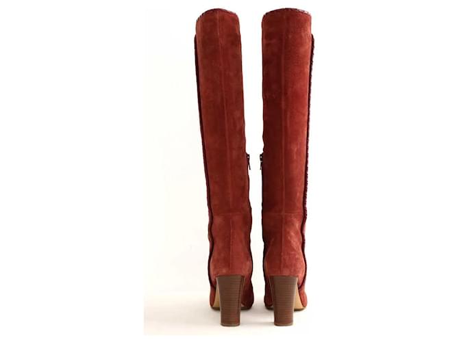 SéZane Botas de ante marrón Castaño - vista 2
