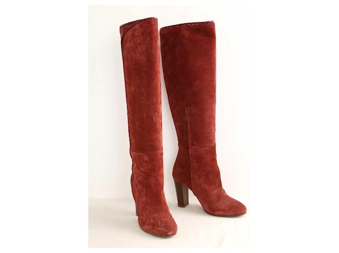 SéZane Botas de ante marrón Castaño - vista 3