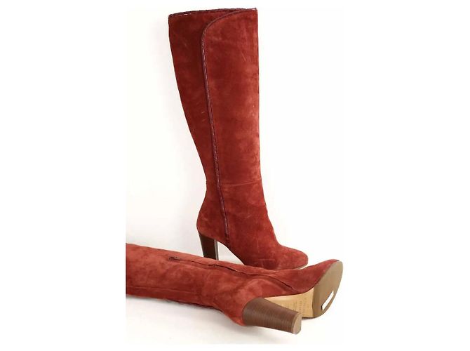 SéZane Botas de ante marrón Castaño - vista 7