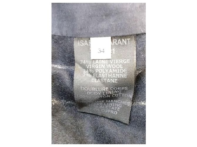 Isabel Marant Etoile Navy wool jacket Navy blue - view 8