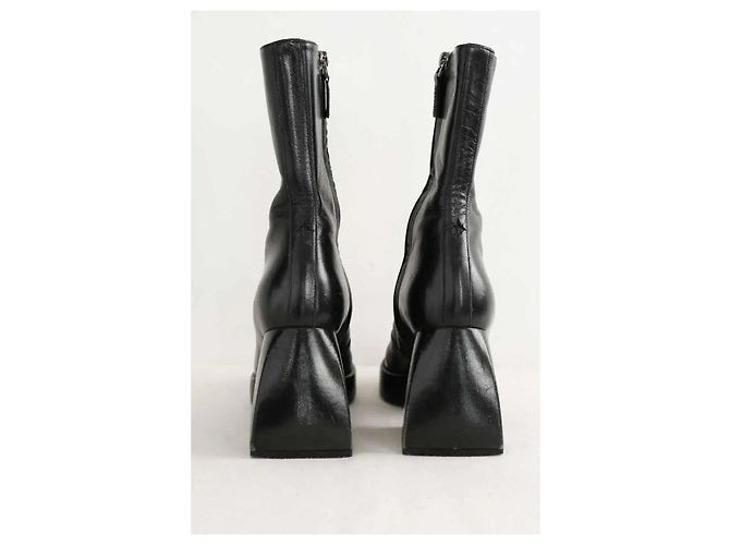 Nodaleto Botas de cuero negro - vista 2