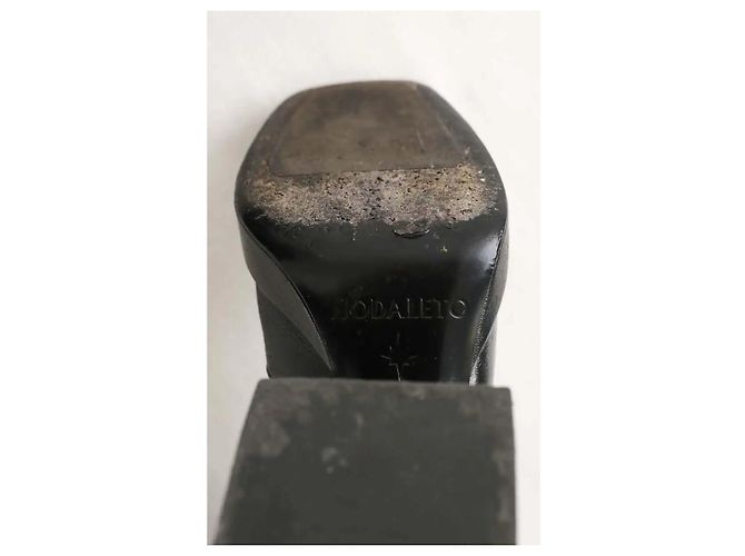 Nodaleto Botas de cuero negro - vista 7