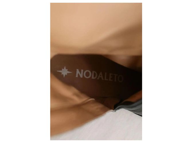 Nodaleto Botas de cuero negro - vista 8