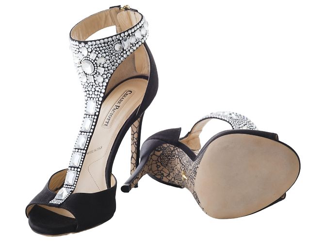 Décolleté con paillettes Cesare Paciotti Argento - vista 6