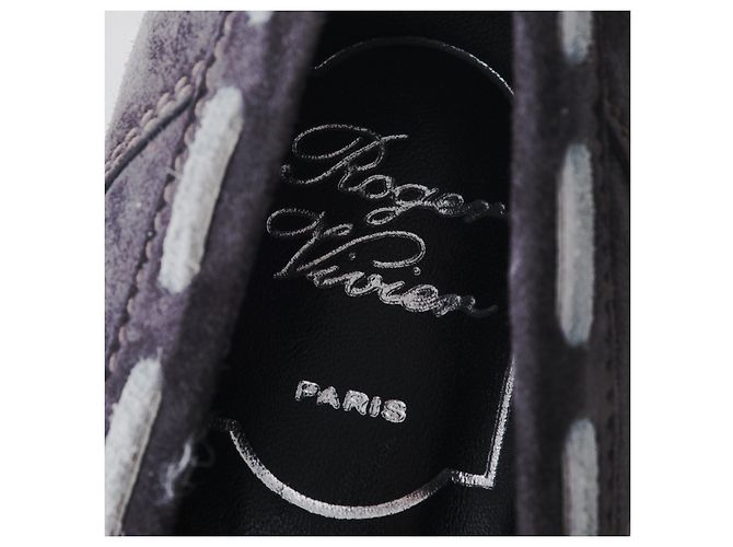 Décolleté in suede Roger Vivier Porpora - vista 4