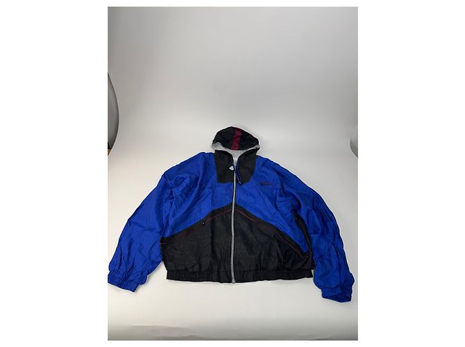 Giacca a vento vintage Givenchy L Blu Nero - vista 5