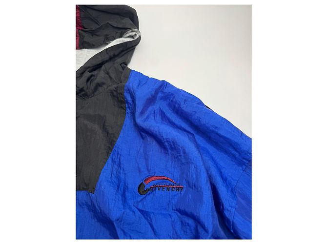 Giacca a vento vintage Givenchy L Blu Nero - vista 8