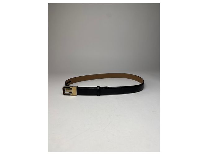 Vintage Balenciaga Ledergürtel schwarz - Ansicht 10