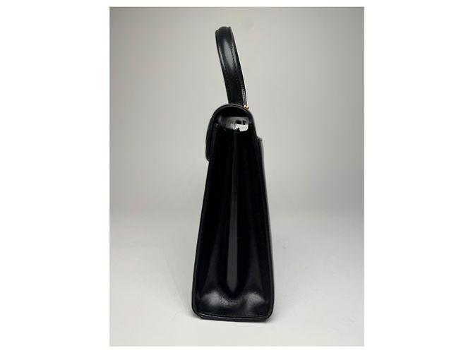 Vintage Givenchy Lederhandtasche Schwarz - Ansicht 3