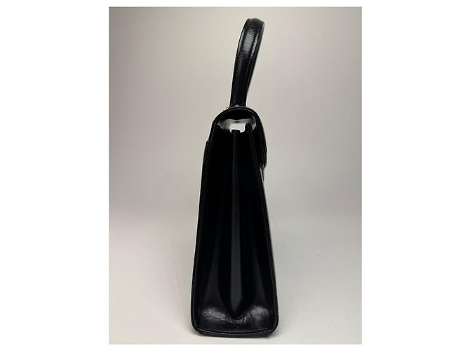 Vintage Givenchy Lederhandtasche Schwarz - Ansicht 5