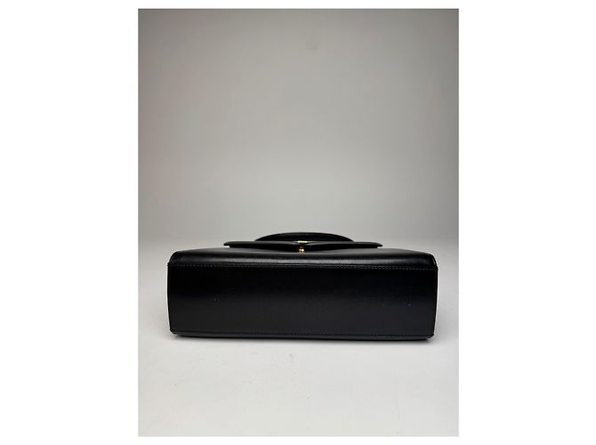 Vintage Givenchy Lederhandtasche Schwarz - Ansicht 9