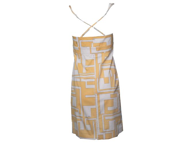 Emilio Pucci, Conjunto gemelo en durazno y blanco Naranja - vista 4