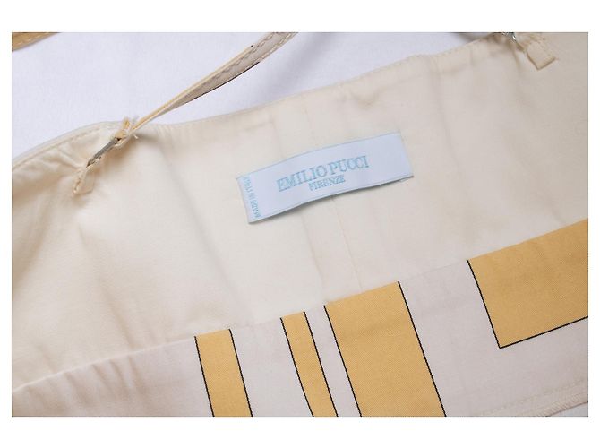Emilio Pucci, Conjunto gemelo en durazno y blanco Naranja - vista 7
