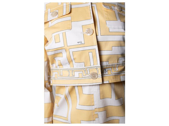Emilio Pucci, Conjunto gemelo en durazno y blanco Naranja - vista 9