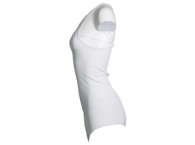 Rick Owens, canotta Mountain FW12 in bianco - vista 2