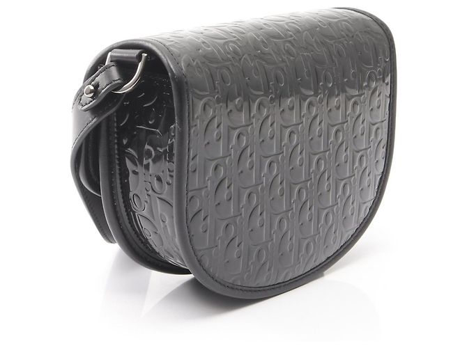 Christian Dior Saddle Messenger Patent Leather Noir - vue 2