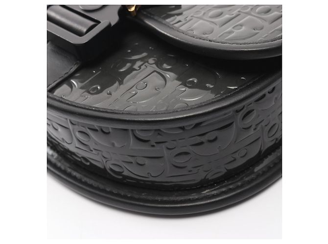 Christian Dior Saddle Messenger Patent Leather Noir - vue 4