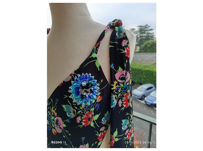 Vestido Christopher Kane de viscosa con cristales Swarovski Multicolor - vista 12