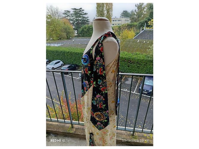 Vestido Christopher Kane de viscosa con cristales Swarovski Multicolor - vista 7