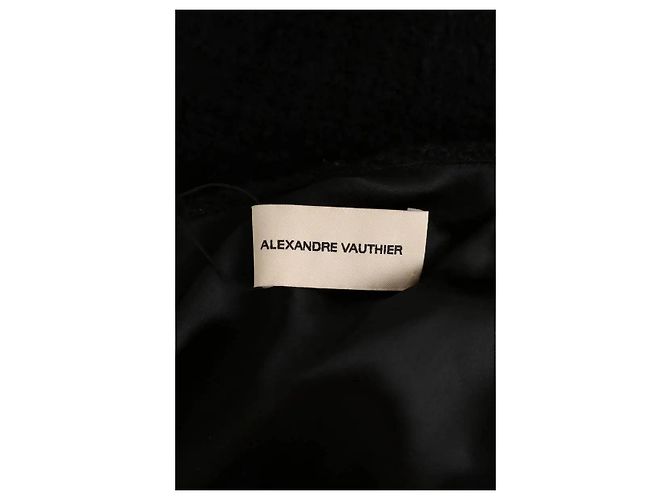 Alexandre Vauthier Schwarzes Wollkleid - Ansicht 5