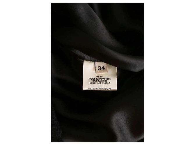 Alexandre Vauthier Schwarzes Wollkleid - Ansicht 6