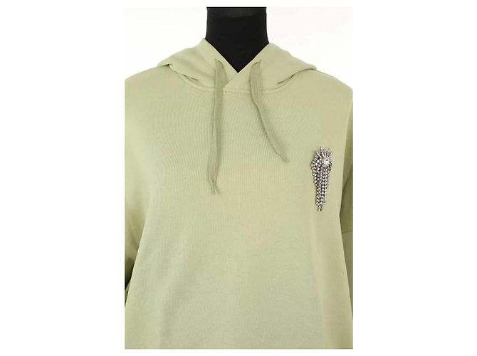 Alexandre Vauthier Sudadera de algodón verde - vista 2