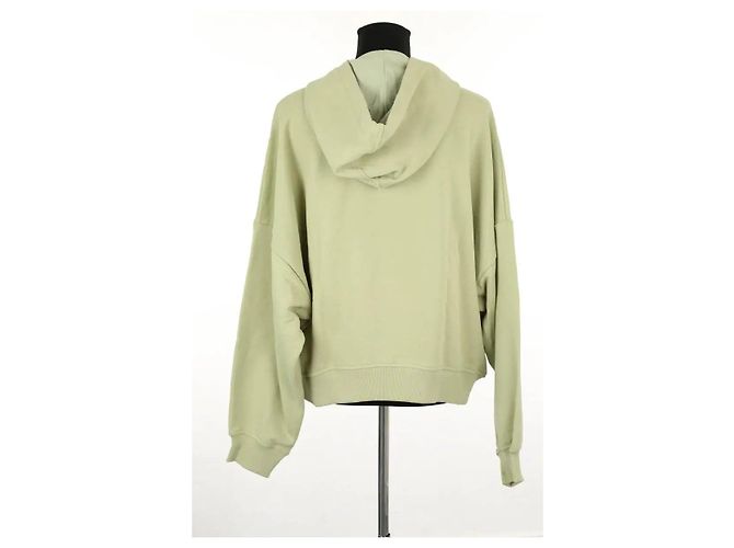 Alexandre Vauthier Sudadera de algodón verde - vista 4