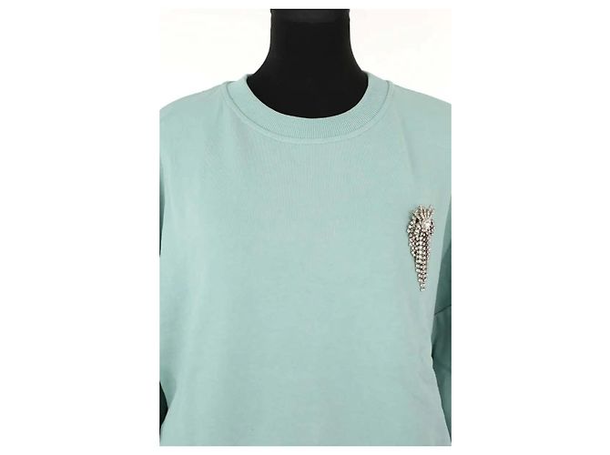 Alexandre Vauthier Grüne Baumwoll-Sweatshirt - Ansicht 2