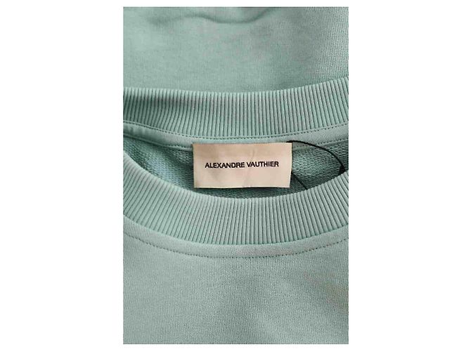 Alexandre Vauthier Grüne Baumwoll-Sweatshirt - Ansicht 6