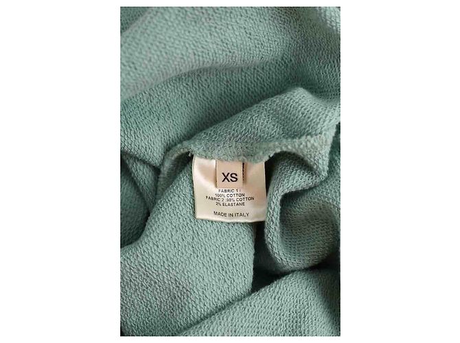 Alexandre Vauthier Grüne Baumwoll-Sweatshirt - Ansicht 7