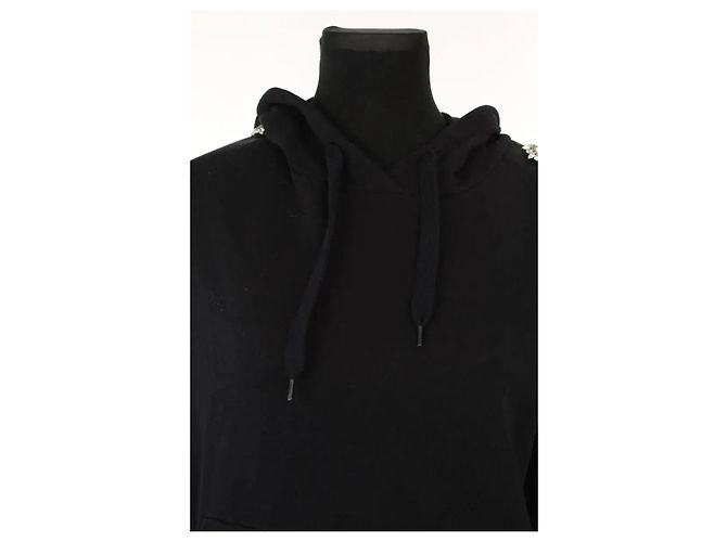 Alexandre Vauthier Schwarzer Baumwollpullover - Ansicht 2