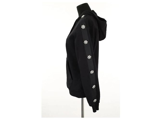 Alexandre Vauthier Schwarzer Baumwollpullover - Ansicht 3