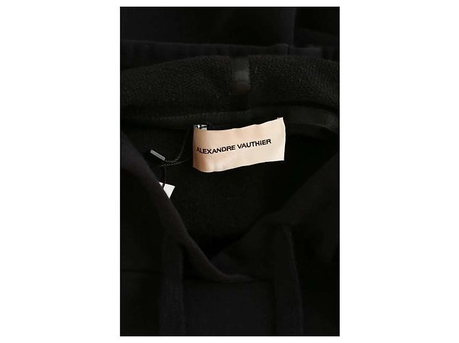 Alexandre Vauthier Schwarzer Baumwollpullover - Ansicht 5