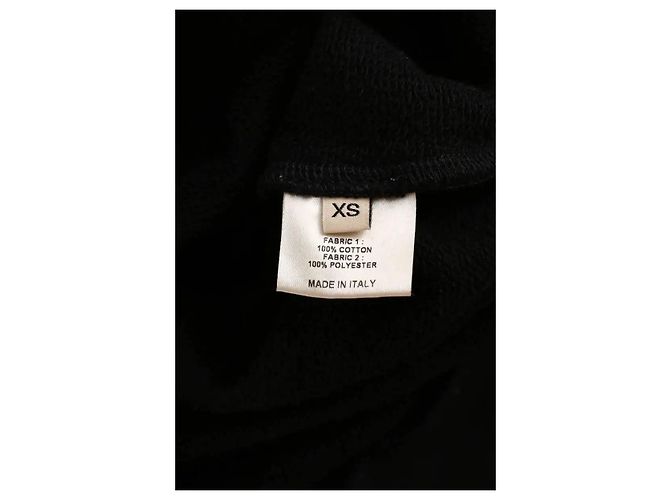 Alexandre Vauthier Schwarzer Baumwollpullover - Ansicht 6