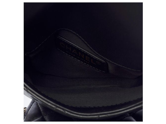 Borsa CHANEL Side Pack in Pelle Nera - 103216 Nero - vista 11