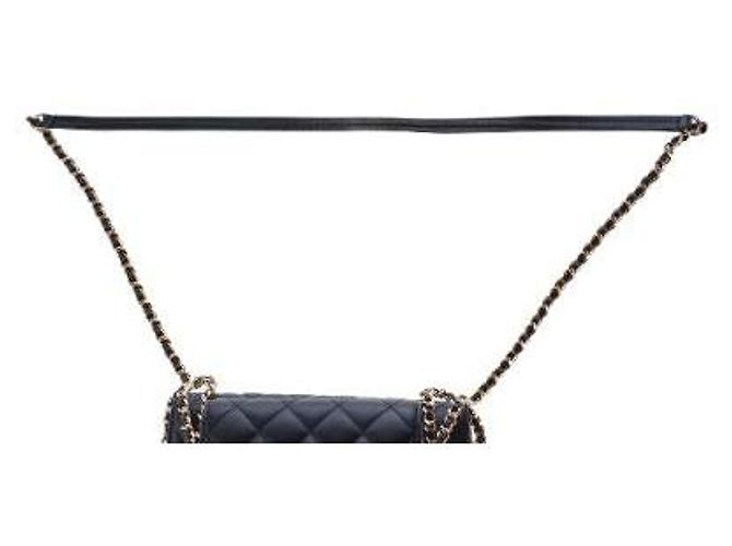 Borsa CHANEL Side Pack in Pelle Nera - 103216 Nero - vista 13