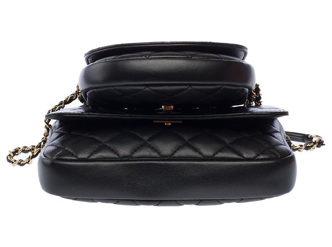 Borsa CHANEL Side Pack in Pelle Nera - 103216 Nero - vista 14