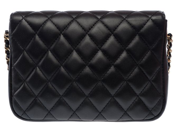 Borsa CHANEL Side Pack in Pelle Nera - 103216 Nero - vista 3