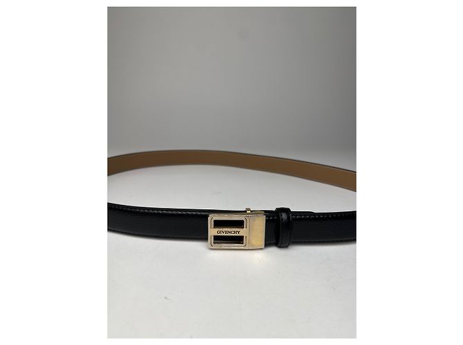 Cintura in pelle vintage Givenchy nera Nero - vista 2