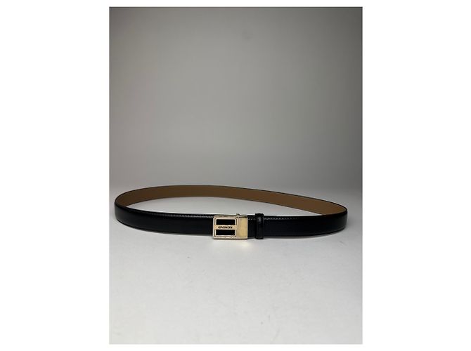Cintura in pelle vintage Givenchy nera Nero - vista 5