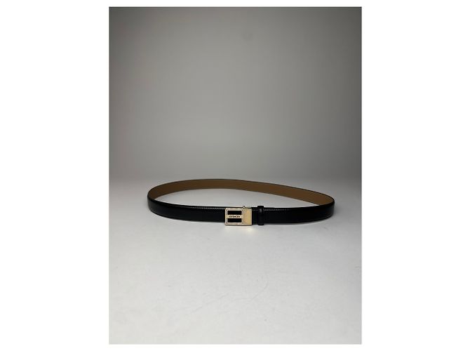 Cintura in pelle vintage Givenchy nera Nero - vista 7