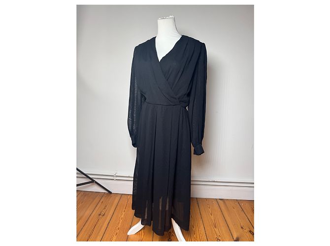 Vintage Givenchy Wollkleid Schwarz - Ansicht 11
