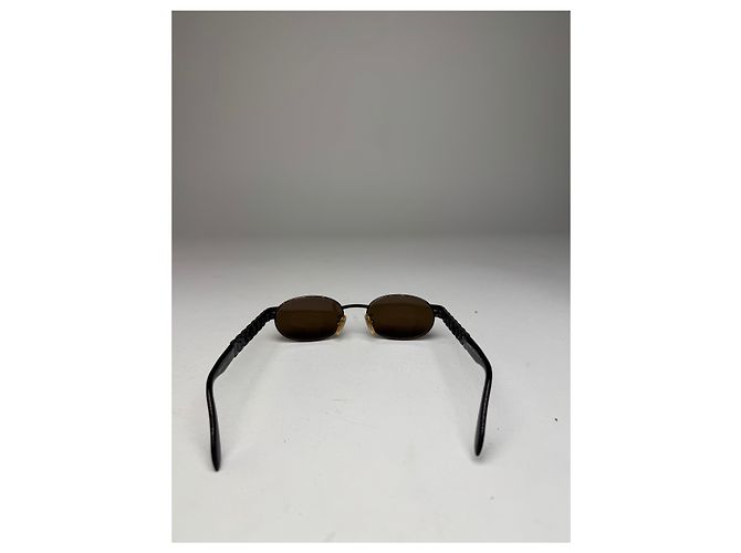 Occhiali da sole Fendi Roma Vintage Retrò Nero Marrone - vista 6