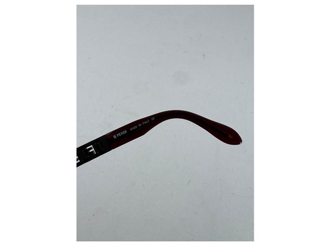Occhiali da sole Fendi Roma Vintage Retrò Nero Marrone - vista 9